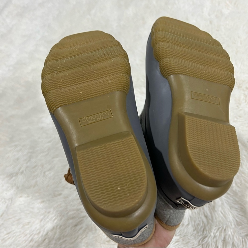 Sperry Women's Saltwater Wool Embossed Duck Boot w/ Thinsulate™ Size 5 - Picture 7 of 13